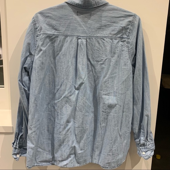 old navy denim flannel - Picture 2 of 3